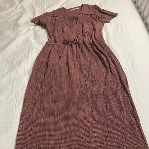 Christy Dawn “Dawn” Dress in Plum Check